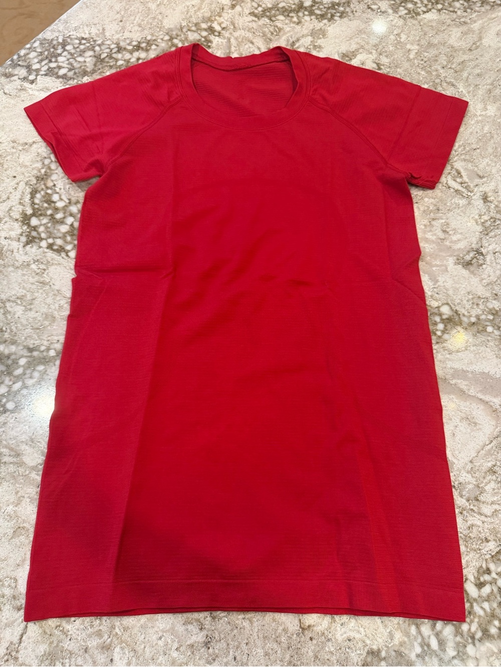 lululemon athletica Red Short-Sleeve Women's Tee